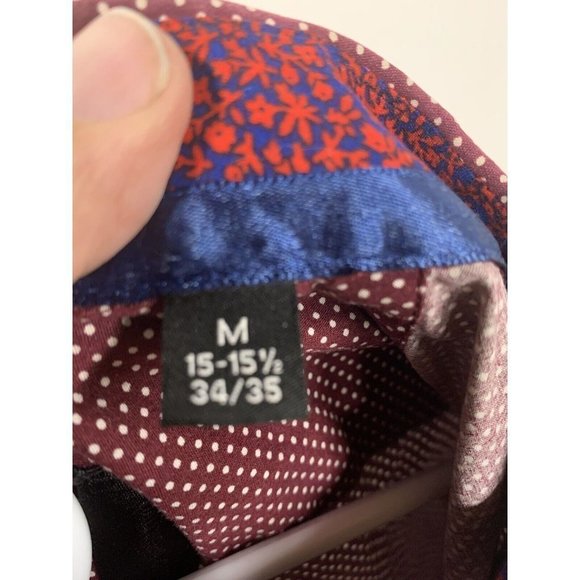 Versace Modern Fit 1969 Italia Long-sleeved Button down Shirt Size M, 15‎ 1/2 - Picture 5 of 9